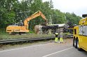 LKW umgestuerzt A 1 Rich Saarbruecken P108